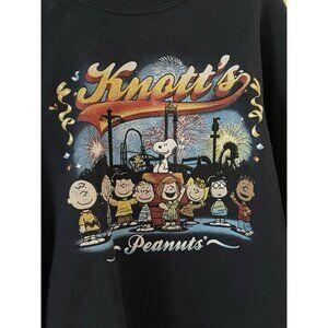 Knotts Berry Farm Amusement Park Peanuts Snoopy Sweatshirt Size XL